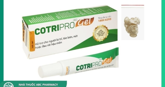 Gel bôi CotriPro hỗ trợ giảm trĩ, ABC Pharmacy